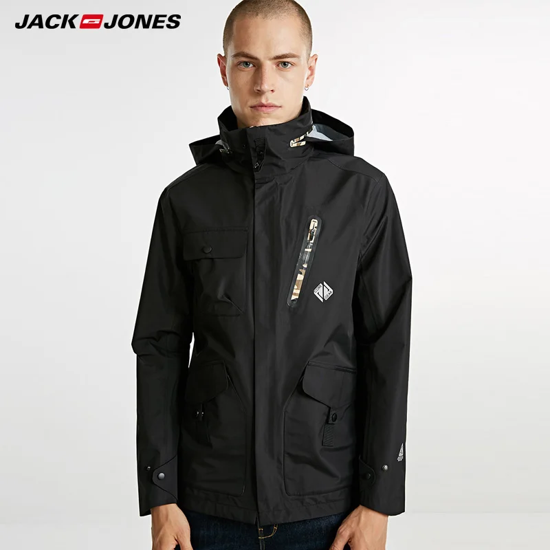 

Jack Jones Brand New fashion casual camouflage colour wind - proof and wear-resistant fabric hooded jacket men |218321564