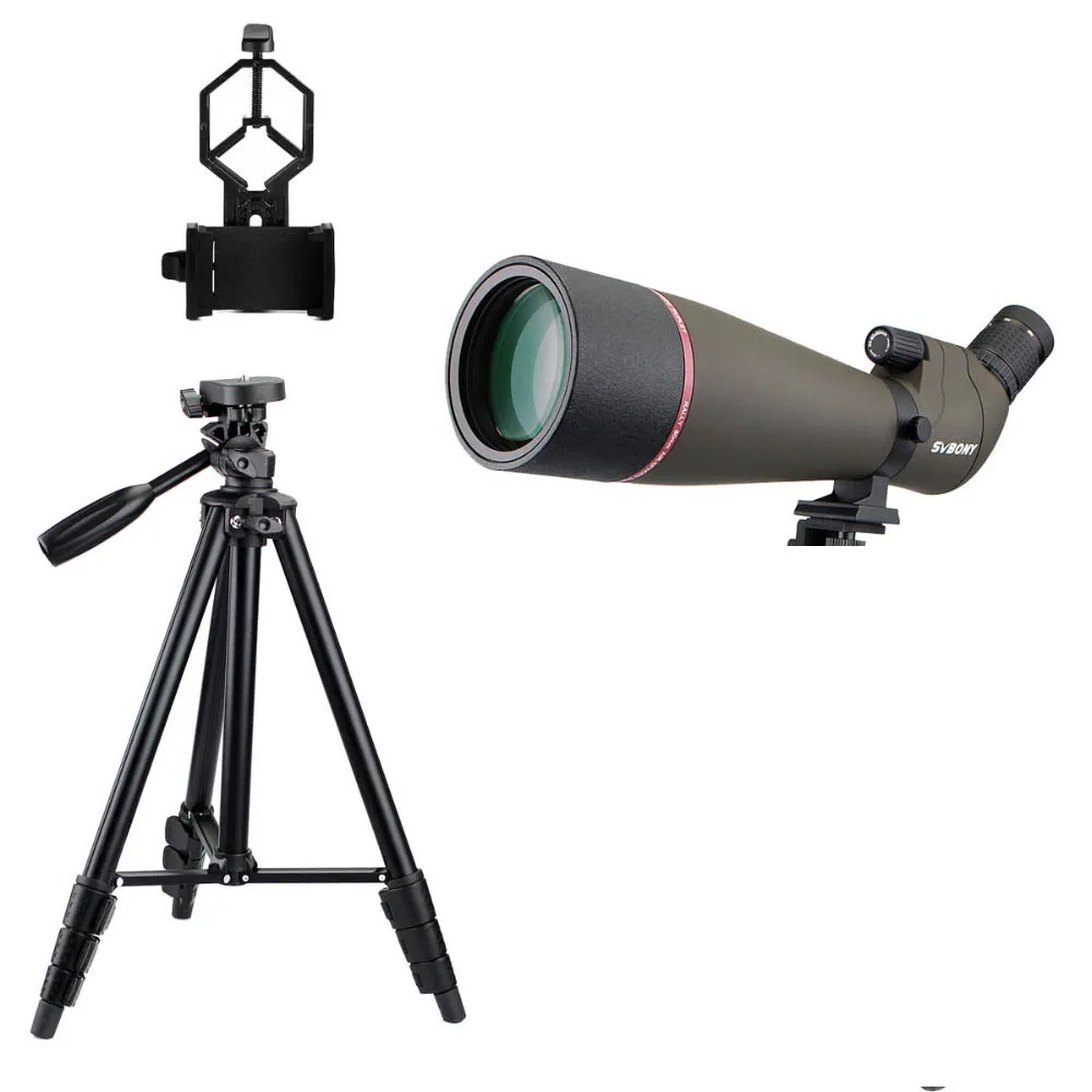 Svbony Spotting Scope 20 60x Zoom Multi Coated Optics 80mm