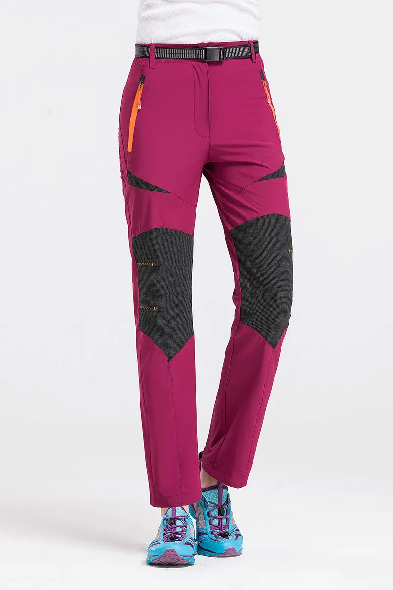 

2017 New Women Spring Summer Hiking Pants Sport Outdoor Fishing Climbing Trekking Camping Trousers Quick Dry Female Pants