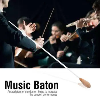 

38 cm music conductor custom baton rhythm band music director orchestra conductor command conductor pear wood handle