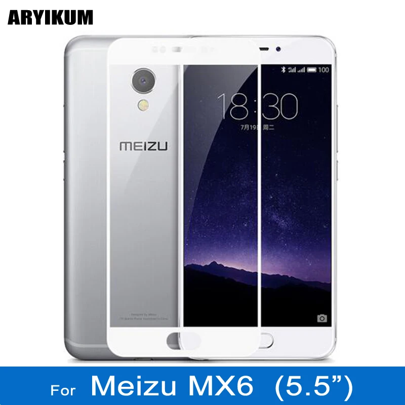 9H 2.5D Full Coverage Tempered Glass for Meizu MX6 Screen