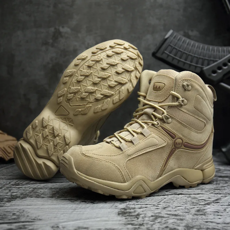 KOZLOV/тактические военные армейские ботинки; мужские армейские ботинки из натуральной кожи для охоты, Походов, Кемпинга, альпинизма; зимняя Рабочая обувь