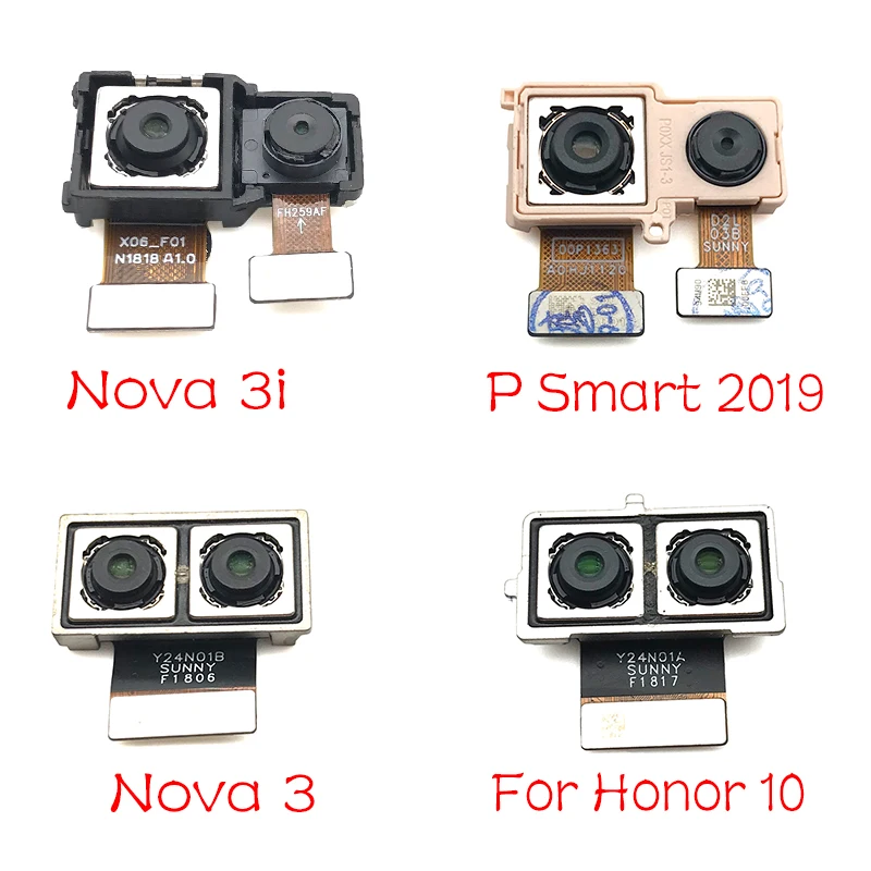 Задняя камера для Huawei Nova 3 3i /Honor 10 /P Smart 2019 основная модуль маленькая гибкий кабель