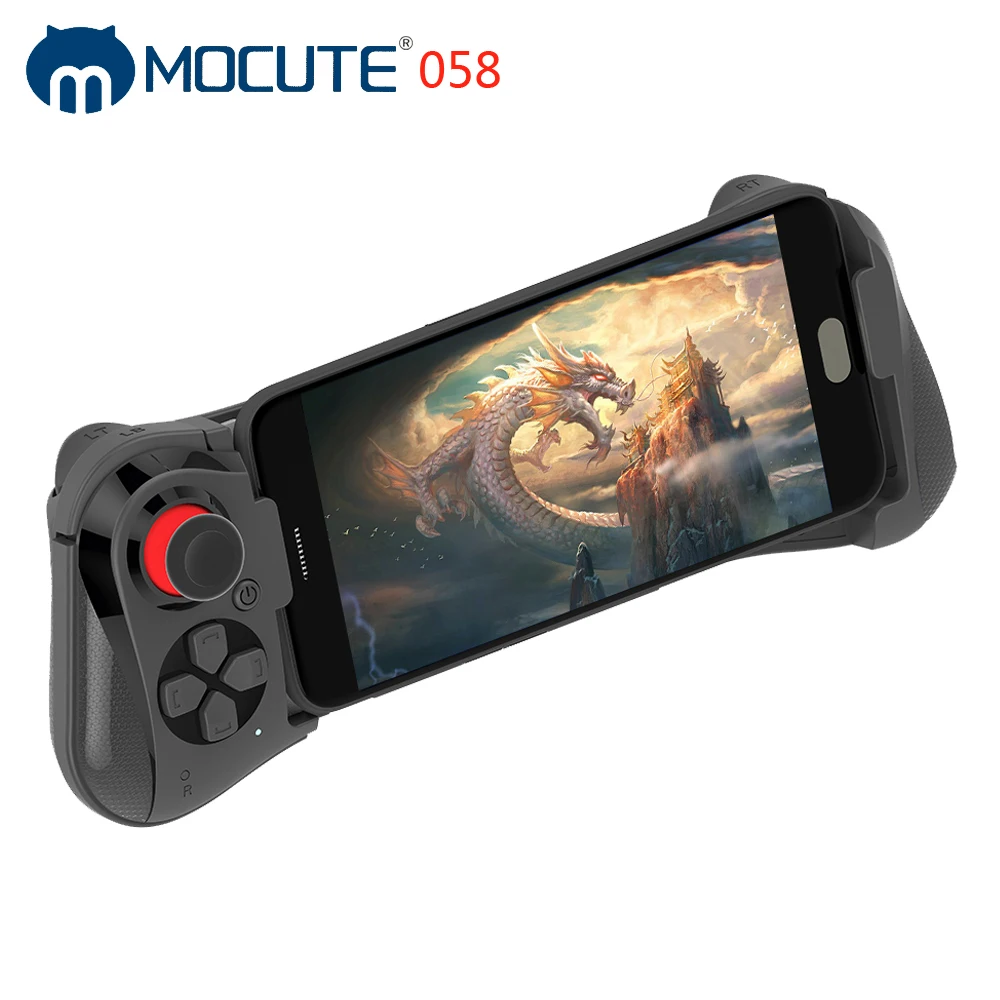 

MOCUTE 058 Bluetooth Gamepad Mobile Gaming Wireless Joystick Remote Controller Telescopic Game Pad for Android Phone Game