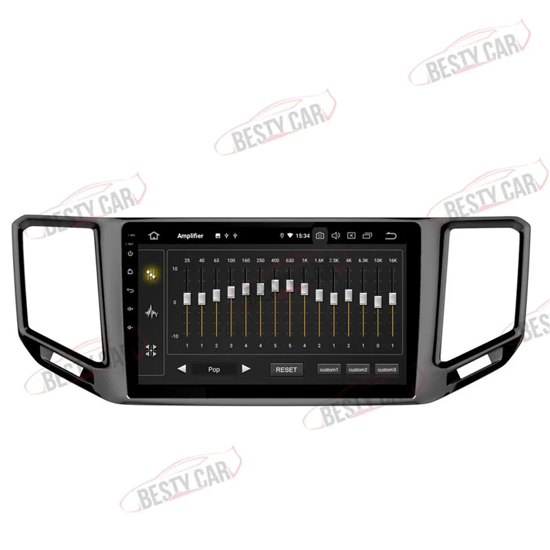 Flash Deal 10.1" Android 9.0 Car Multimedia Player Stereo GPS Navigation for VW Volksweagen Teramont 2017 2018 Head Unit Radio DSP 2.5D+IPS 3