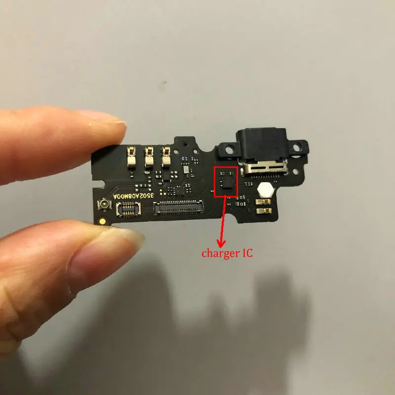 Мифологический для Xiaomi mi x USB плата гибкий кабель док-коннектор для микрофона мобильного телефона IC поддержка быстрого зарядного устройства - Цвет: Коричневый