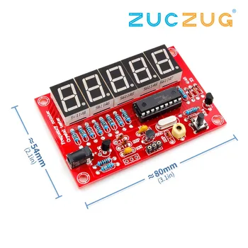 

DIY Kits RF 1Hz-50MHz Crystal Oscillator Frequency Counter Meter Digital LED Tester Meter frequency meter digital