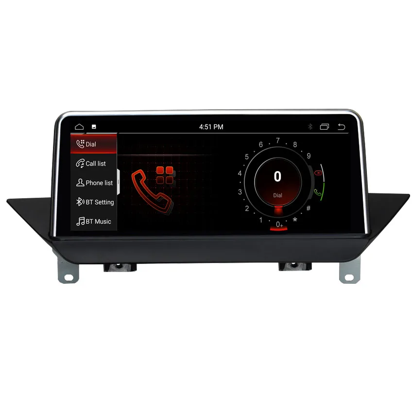Top KANOR 10.25inch ID7 4G+64G Android 9.0 car multimedia player gps navigation for BMW X1 E84 2009-2015 4