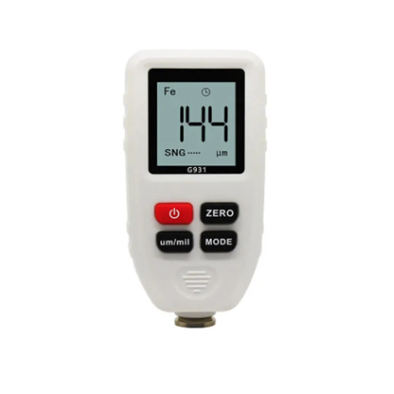  Digital Range 0-1300um Portable Coating Thickness Gauge Meter With Sensitive Probe Car Paint Fe/NF 