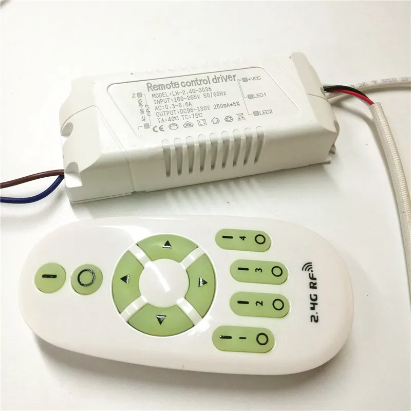 30-36 Вт безэлектродный диммерный драйвер 180-265 2,4 г светодиодный диммерный источник питания для потолочного освещения