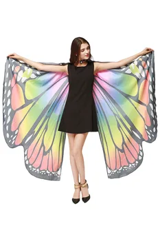 

Butterfly Wings Beach Dress Costume Fancy Dress Up Pretend Play Party Favor Adult Women Halloween Carnival Cospaly Costumes