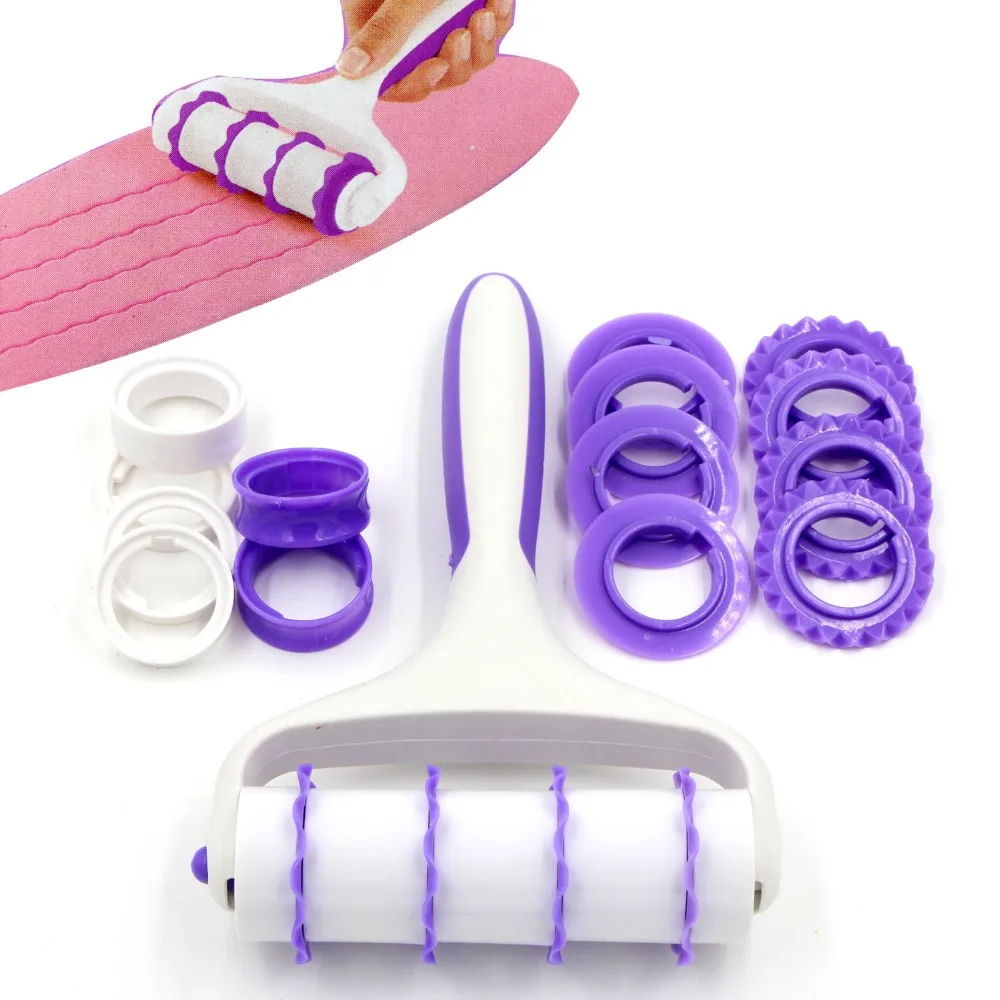 Fondant Strip Ribbon Cutter Sugarcraft Cake Decorating Tools Plastic