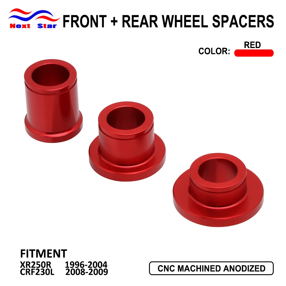 Мотоцикл с ЧПУ заготовки спереди и сзади ступицы колеса Распорки Бушер костюм для Honda XR250R XR 250R 250 R 96-04 CRF230L CRF 230L 230 L 08 09