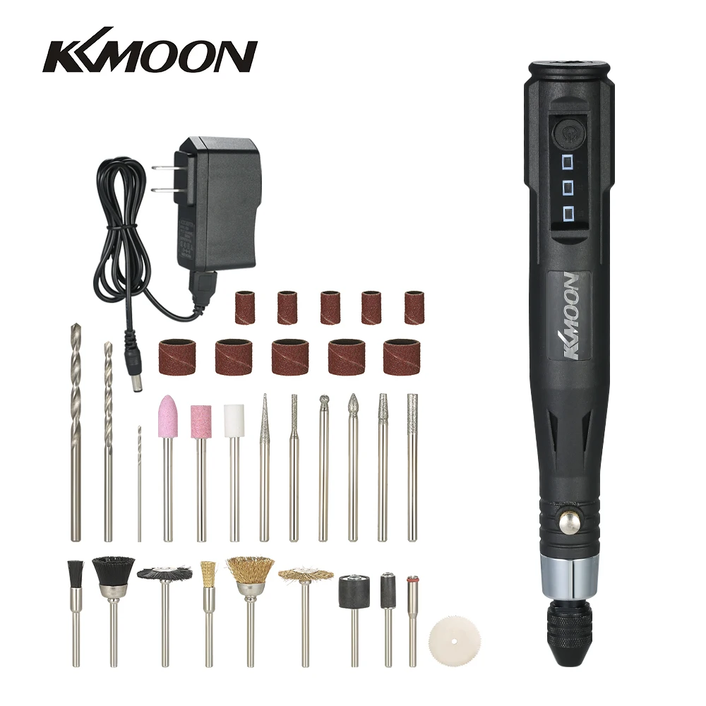 

KKmoon 30W Mini Electric Grinder Drill Tool Engraving Pen Grinding Milling Polishing Tools Kit