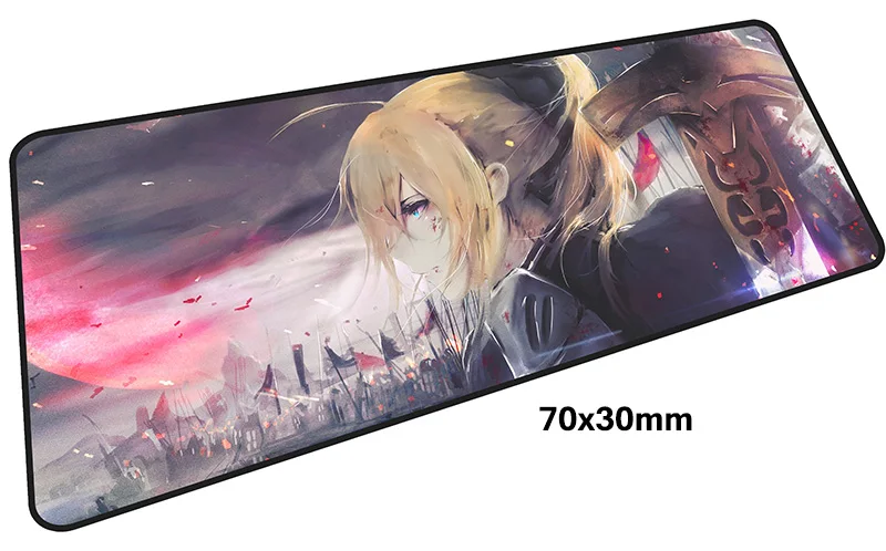 Fate Saber Коврик для мыши геймер 700x300 мм notbook коврик для мыши большой игровой коврик для мыши большой подарок на день рождения Коврик Для Мыши Компьютерный стол padmouse