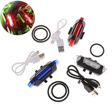 

1PC USB Rechargeable Bike LED Tail Light Bicycle Safety Cycling Warning Rear Lamp Hot Selling