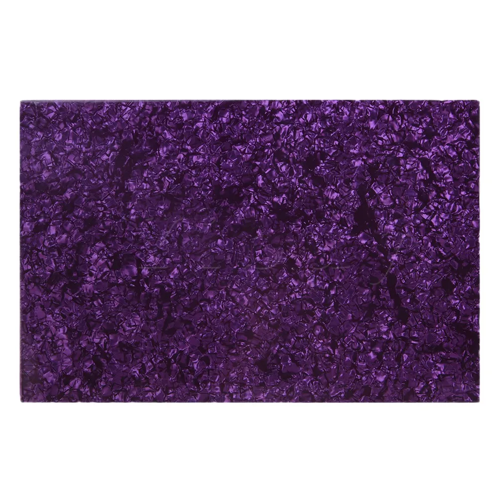 

4 Layer DIY Guitar Bass Pickguard Blank Purple Pearl Pickguard Sheet