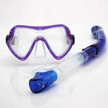 

New Professional Scuba Diving Mask Snorkel Anti-Fog Goggles Glasses Set Silicone Swimming Fishing Pool Equipment