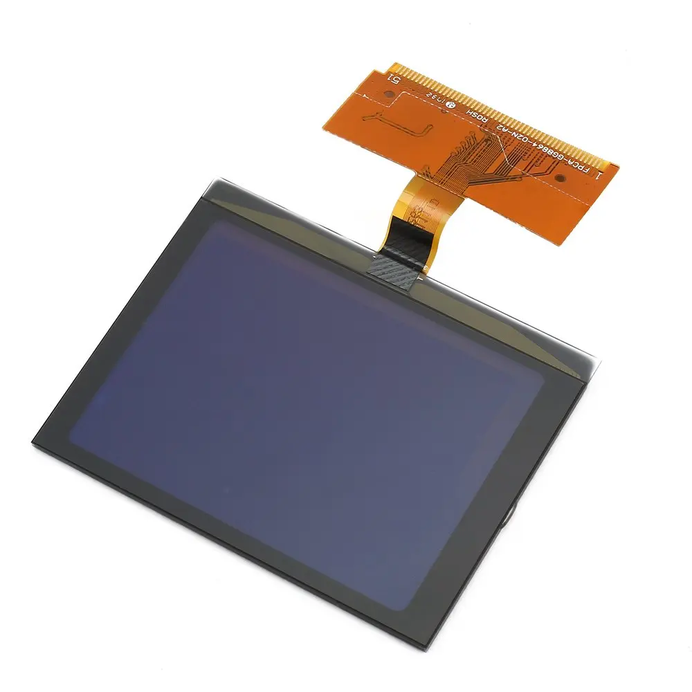 A4 A6 Pantalla de visualizaci/ón CLUSTER LCD de vidrio VDO para autom/óvil con conector flexible y controlador de pantalla para AUDI A3 Negro y Marr/ón