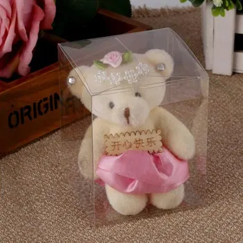 

Hot 7cmx7cmx10cm cuboid clear plastic PVC boxes transparent gifts box apply to candy/toys/birthday/jewelry packaging boxes