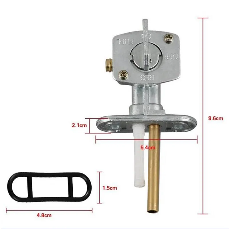1 шт. мотоциклетный топливный переключатель на Выкл запасной топливный клапан спускного крана Swith Tap для YFZ350 YFM660 Grizzly ATV уникальный стиль