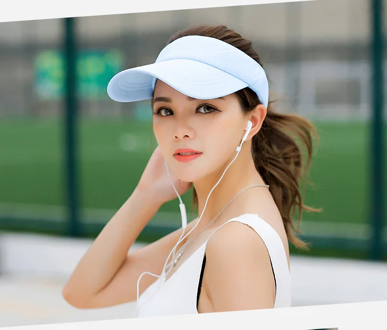 SORRYNAM козырек шляпа летняя женская Солнцезащитная брендовая бейсболка s регулируемый размер Viseira шапочки пляжная пустая верхняя Кепка MZ1740