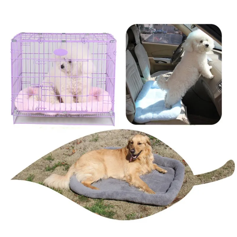 cheap Design New Pet Dog Bed Sofa Mat House Pet Comfortable Bed Supplies For Small Large Dogs Big Blanket Cushion Dog ProductsFun