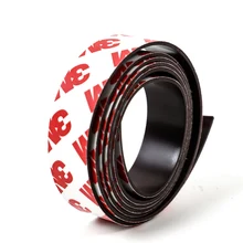 U-JOVAN 1 metro 15*1mm autoadhesiva magnética Flexible de la tira de 15x1mm cinta magnética de goma ancho 15mm de grosor 1mm