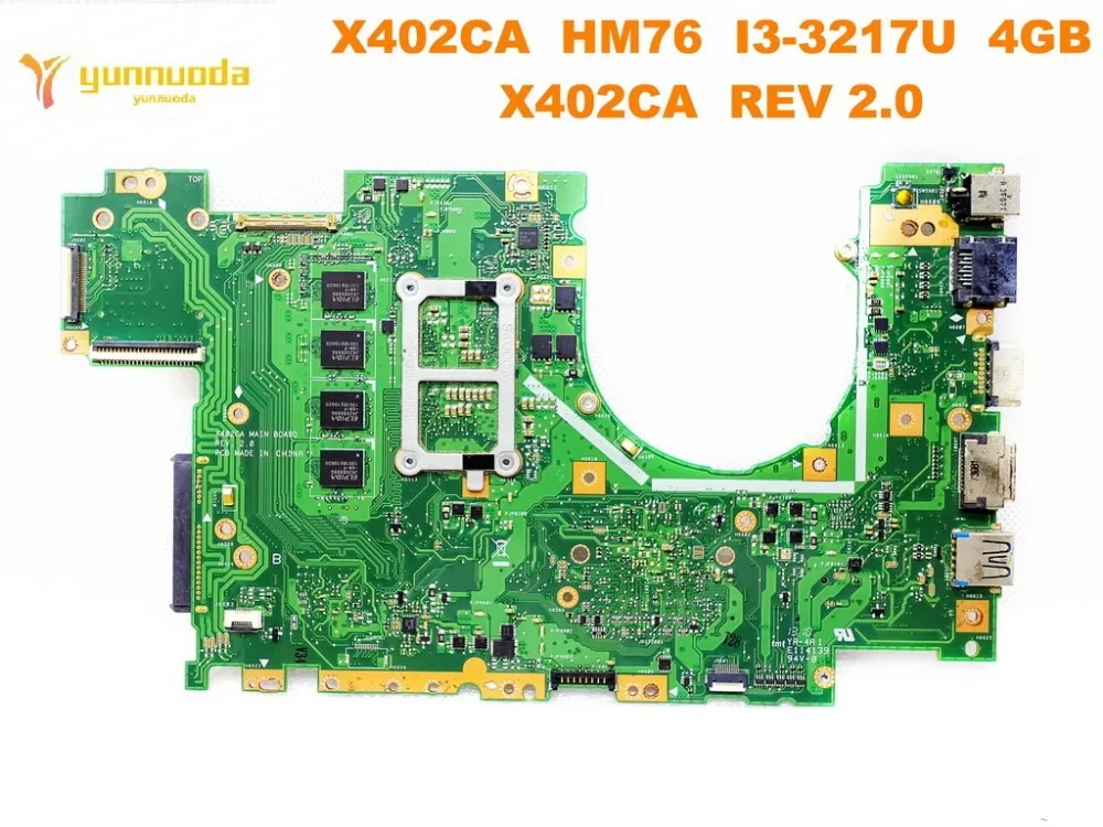 الأصلي ل ASUS X402CA اللوحة المحمول X402CA HM76 I3-3217U 4 GB X402CA REV 2.0 اختبار جيد شحن مجاني