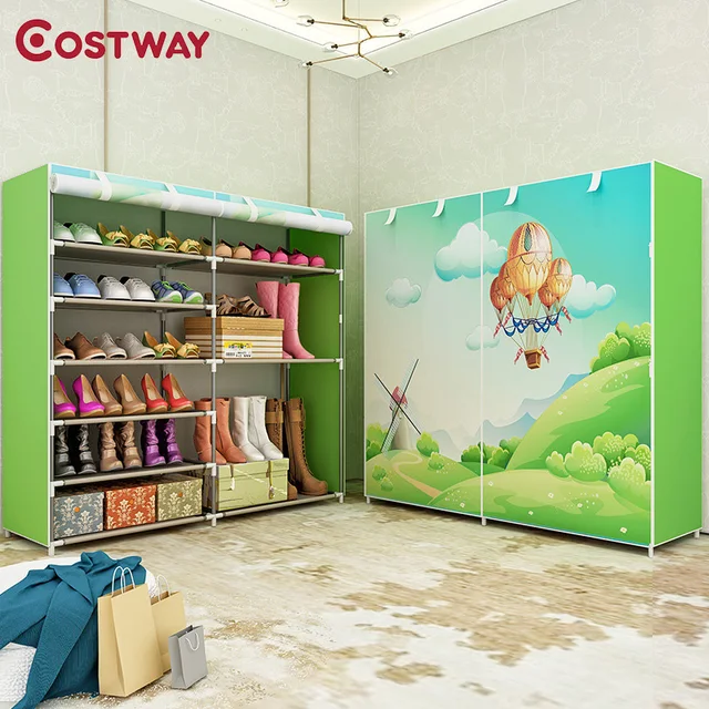 Best Price COSTWAY Non-woven Shoe Cabinets Double Row Shoes Rack Stand Shelf Shoes Organizer Living Room Bedroom Storage Furniture W0187 Best Price COSTWAY Non-woven Shoe Cabinets Double Row Shoes Rack Stand Shelf Shoes Organizer Living Room Bedroom Storage Furniture W0187