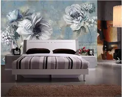 Пользовательские 3D Настенные обои, винтажный цветочный фрески для гостиной спальня диван Ресторан фоне обоев