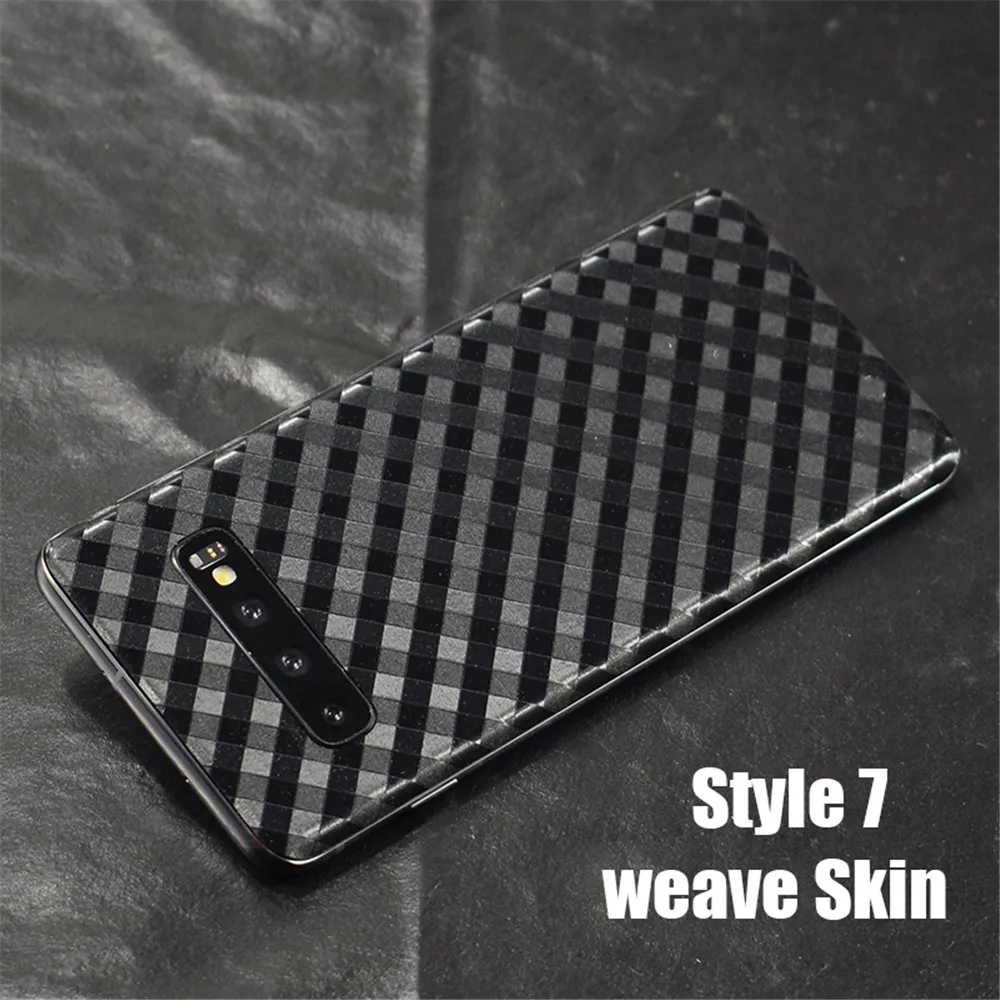 Back Cover Film For Samsung Galaxy S10 S9 S8 Plus Note 9 Note 8 Film Carbon Fiber Protective Sticker For Samsung S10 Plus S10e   (9)