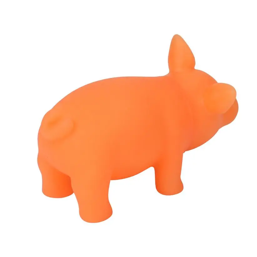 8CM Cute Shrilling Pig Squeaky Rubber Pig Toy Relax Toy Squeeze