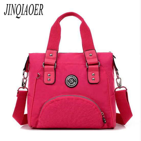 

JINQIAOER Nylon Bag Large Capacity Women Shoulder Bag Waterproof Handbag Female Casual Tote Bag Fashion Crossbody Bag 2018