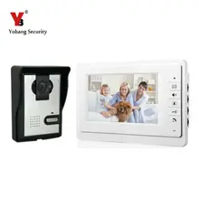 Yobang Security 7″ Color Video Door Phone System Unit Doorbell Intercom System Interphone Doorphone Home Intercom System
