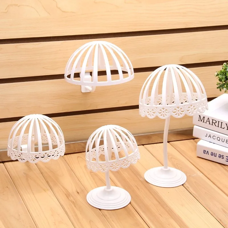 Baby Child Mannequin Head Model 1pc Dome Hat Cap Holder Rack Storage Wigs Show Display Stand Organizer Shelf Plastic Holder Rack foam mannequin head
