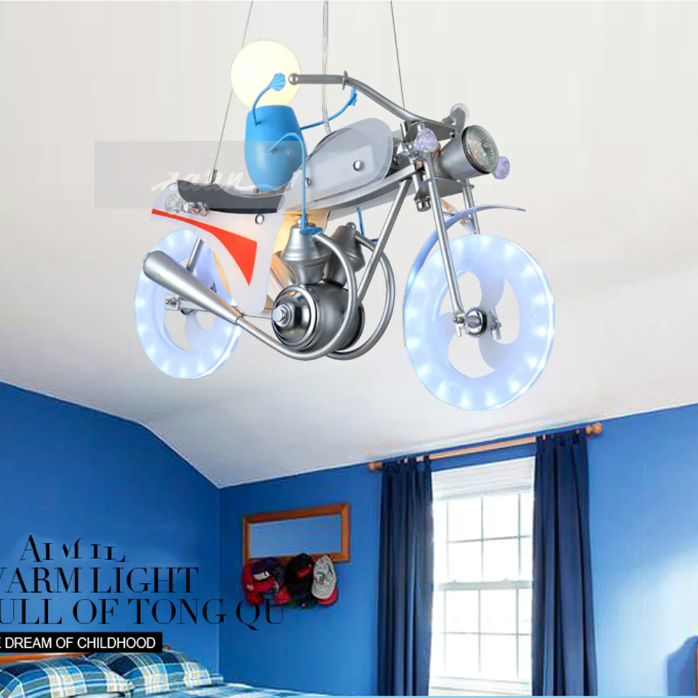 Acquista all'ingrosso online motorcycle chandelier da grossisti ... Mostra lampadari camera da letto con prezzi bassi