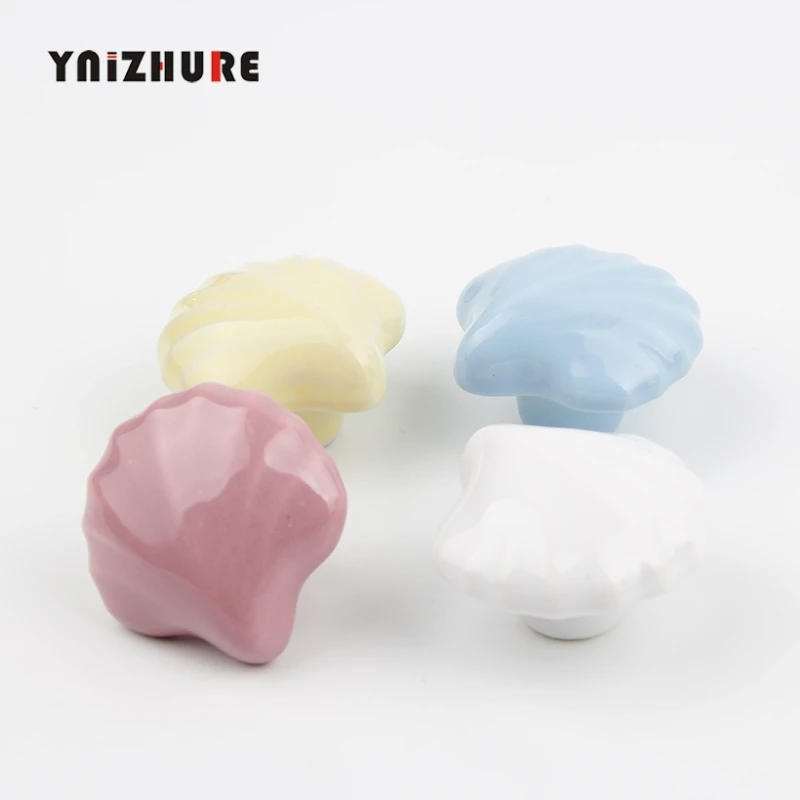 Yinzhure Nuovo Di Marca Acme Nordic Borsette Di Figura In Ceramica Singolo Round Armadio Da Cucina Porta Del Giardino Maniglia Moderna Maniglia Del Go