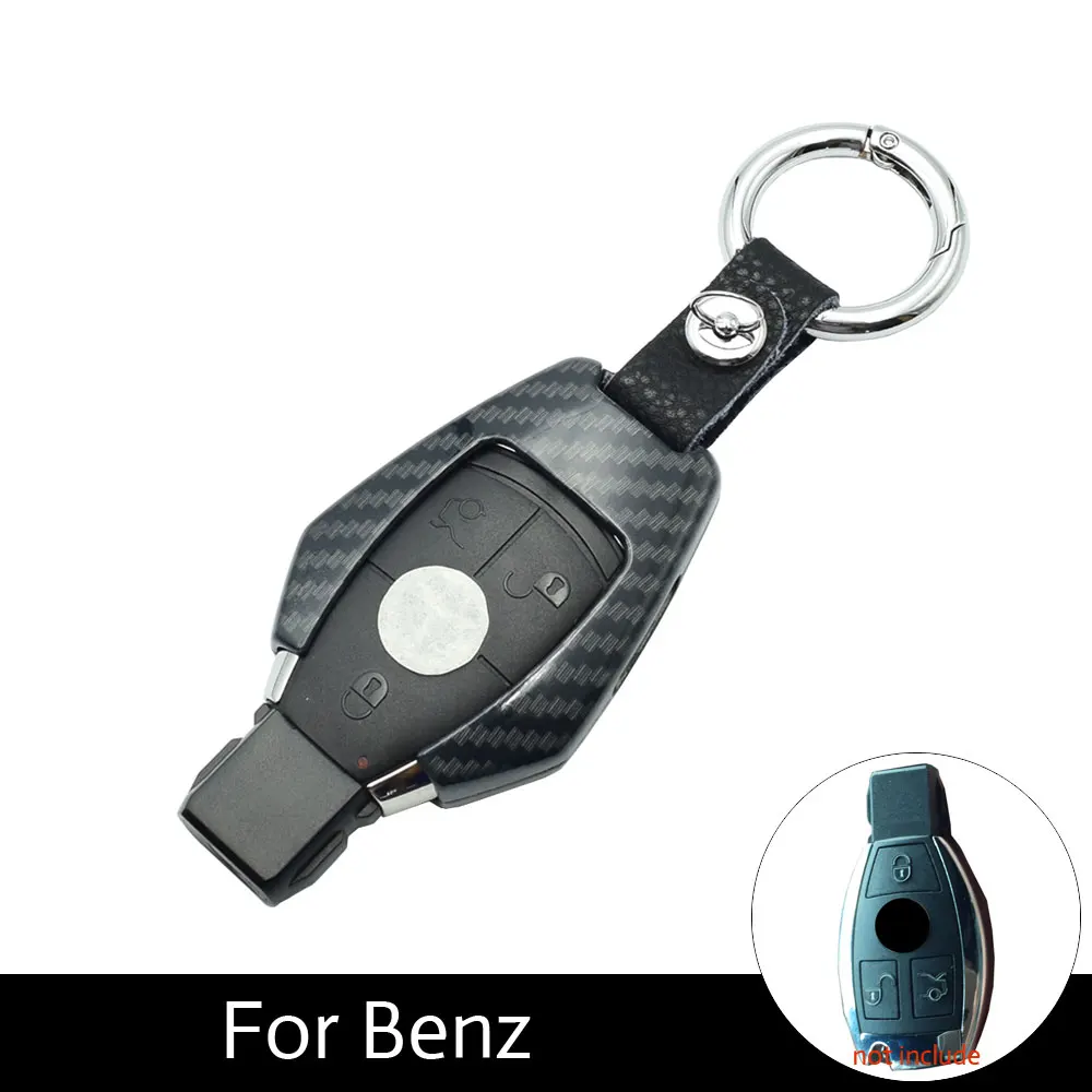 

ATOBABI Galvanized Alloy Car Smart Key Case Remote Shell Cover For Mercedes Benz W202 W203 W204 W210 W211 W124 W212 Car Styling