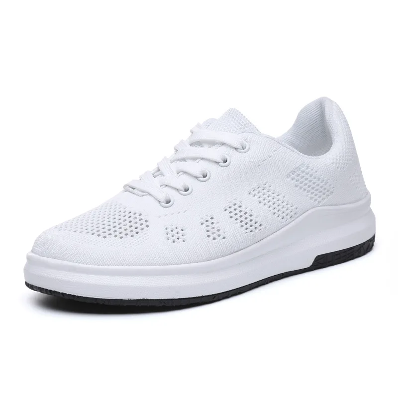 

Outdoor Sneakers Casual Shoes Women Walking Shoes Flat Breathable Lightweight Black and White Sport Shoes for Women JINBEILE