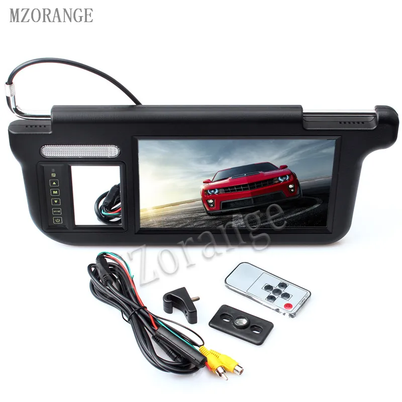 MZORANGE Black Touch 9 inch 800X480 Resolution Car Sun visor monitor 2