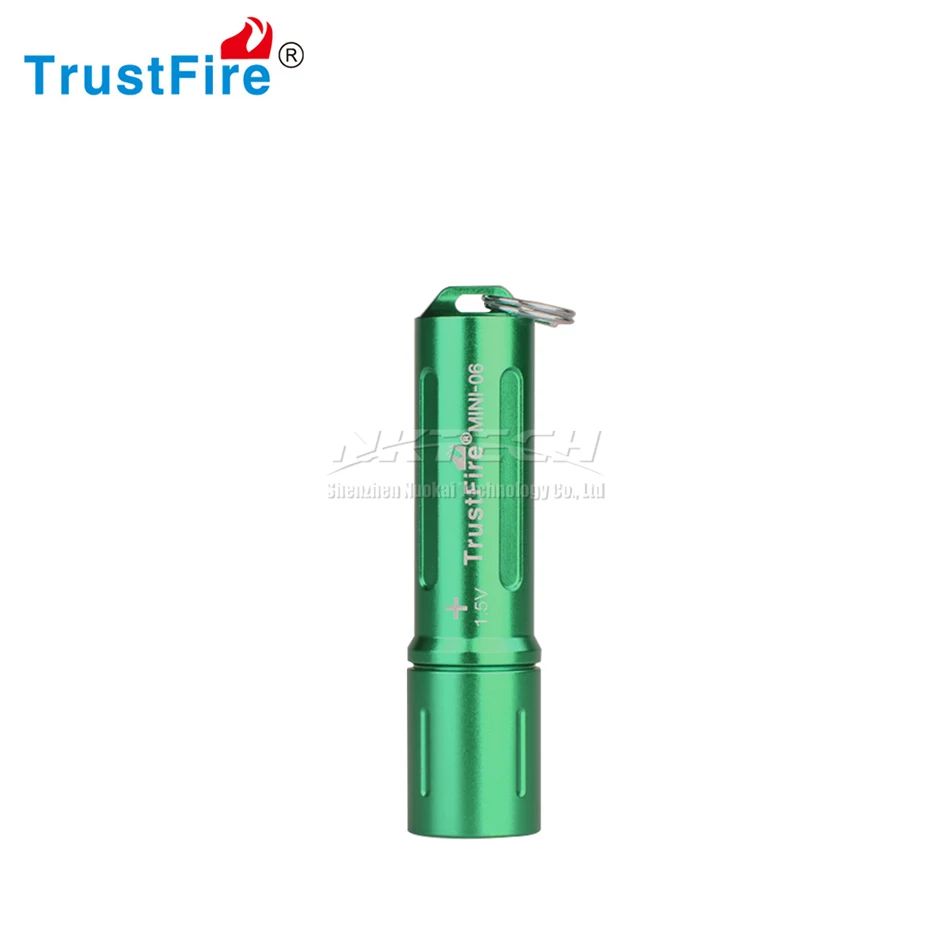 TrustFire MINI-06 L1T2-577 светодиодный фонарик 7,5 г сумка-брелок портативный фонарь 90 люмен IPX-4 водонепроницаемый класс - Испускаемый цвет: Green Torch only