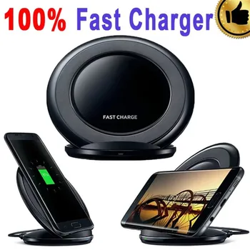 

50pcs/lot Original oem qi fast wireless charger Charging Pad for Samsung s7 s9 s8 and for iPhone 8 x wireless fast charger