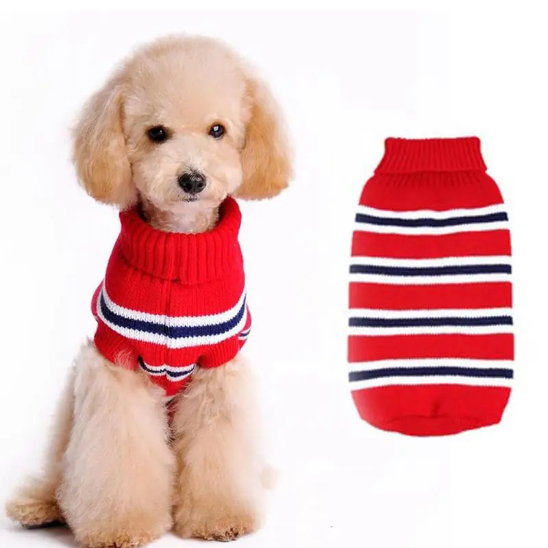 Misterolina Small Dogs Sweater Pets Knitwear Puppy Teddy Pullovers Cute