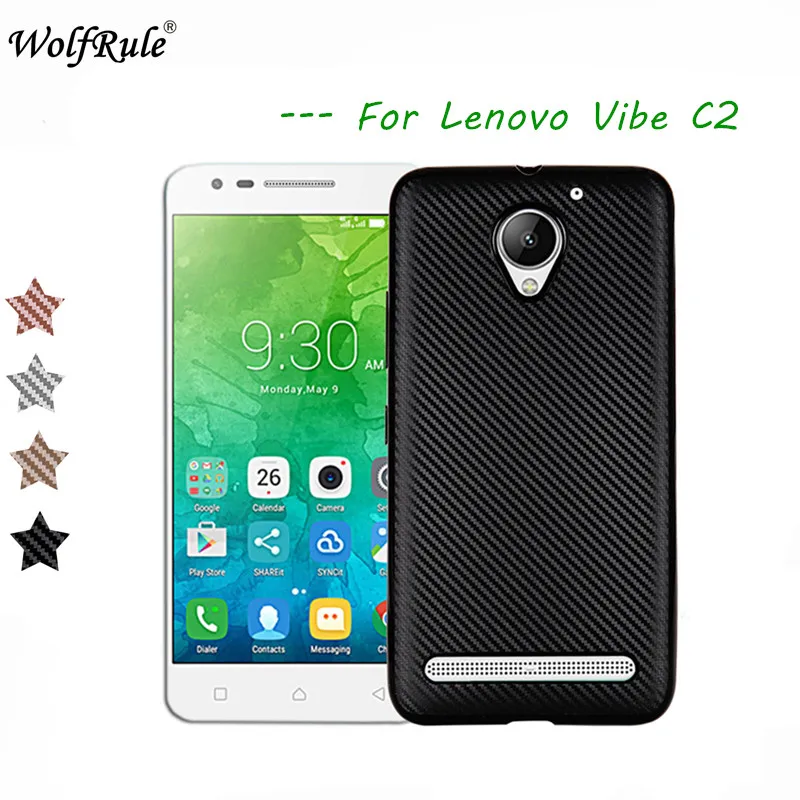 WolfRule Lenovo C2 Case Vibe Cover Luxury Full Protection Soft TPU For Funda k10a40 Capa Shell 5.0&quot |