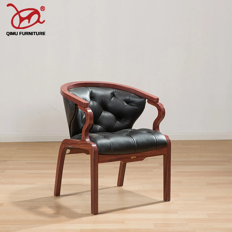 

New Leisure chairs antique furniture solid wood armchairs suitable for the living room Armchair living room study chair M038*2