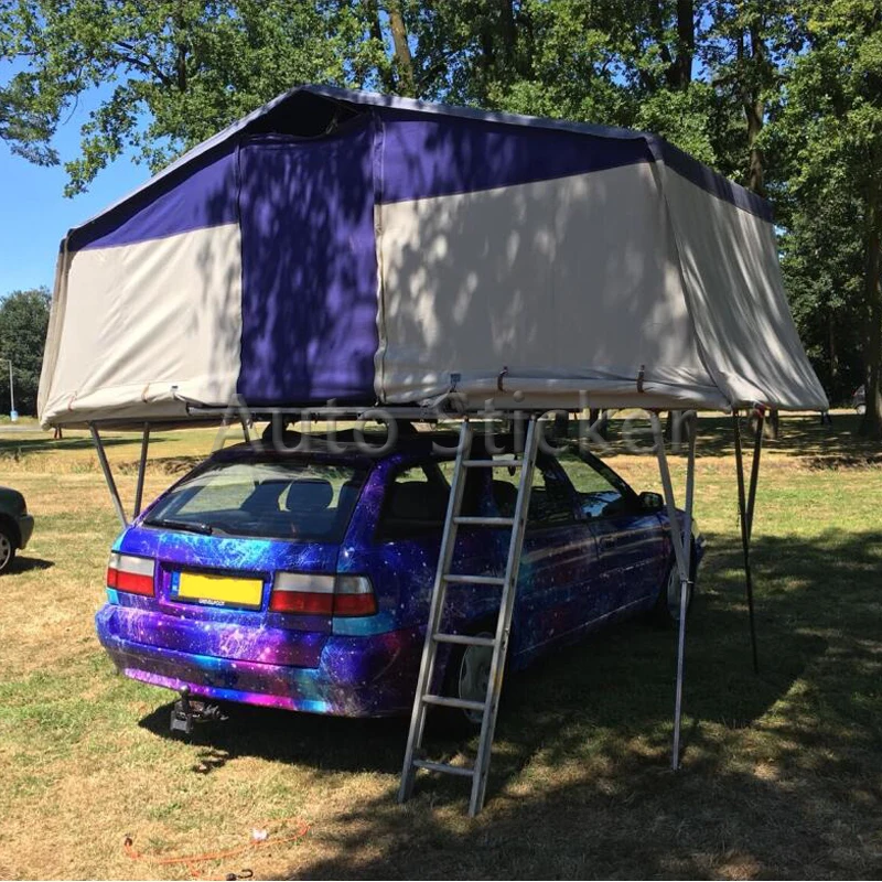 Glossy Space Starry Galaxy Sticker Bomb Vinyl Wrap 5