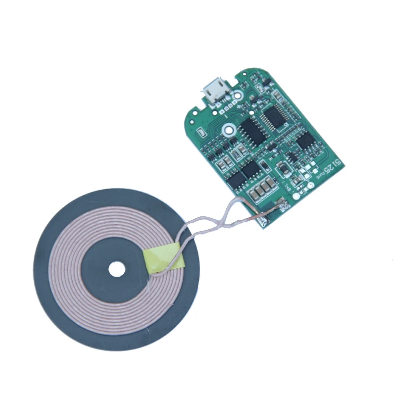 1 компл./лот Быстрое беспроводное зарядное устройство передатчик Модуль катушка монтажная плата ПКБА Универсальный QI импорт ST Быстрая