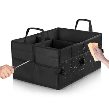 

Car Storage Organizer In The Car In The Trunk Foldable Oxford Cloth Trunk Storage Sorting Bag Storage Bag Car Auto Accessories