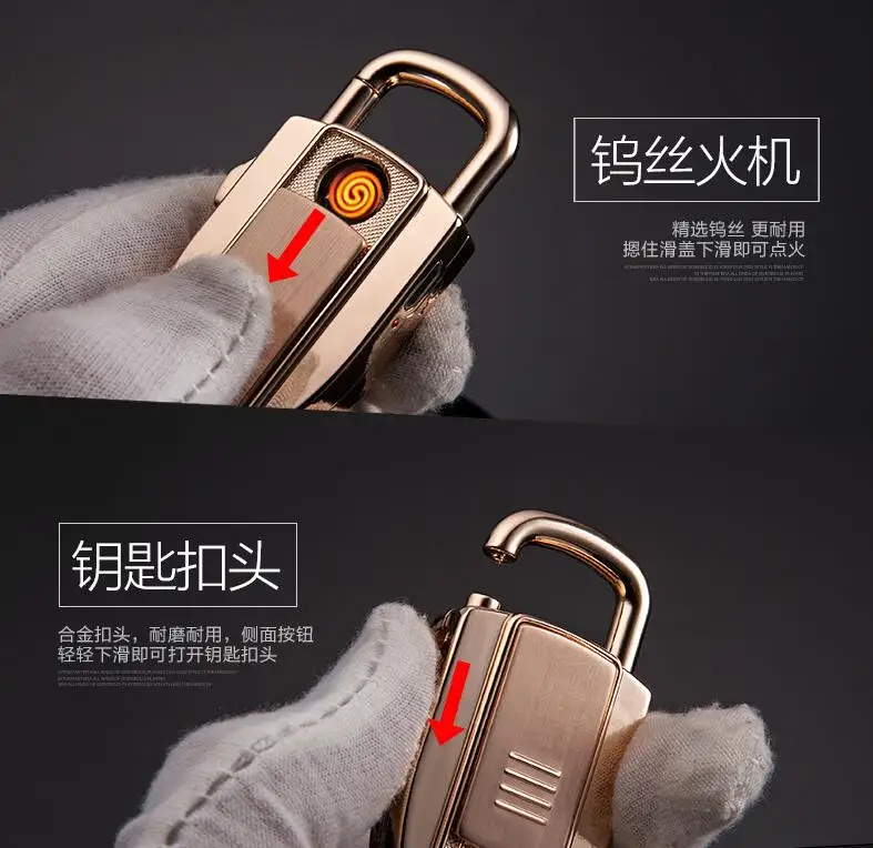 Jobon USB зарядка Электронные Зажигалки ветрозащитные ультра тонкие металлические